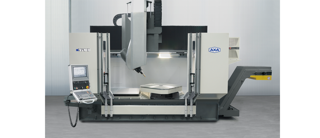 The VPC U with 1-axis tilting head and rotary table for full machining of workpieces in one single clamping